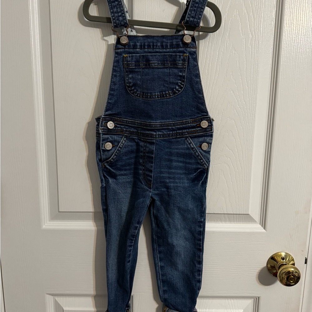 Mini Boden Blue Denim Overalls (3-4 years)